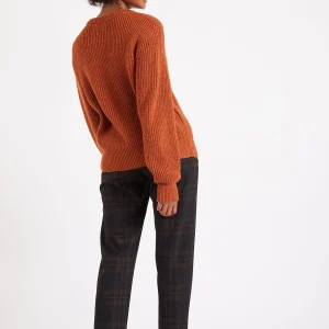 Pas Cher Magasin Soldes Banana Moon Pantalon Taille Haute à Carreaux Nayati Carolane 13