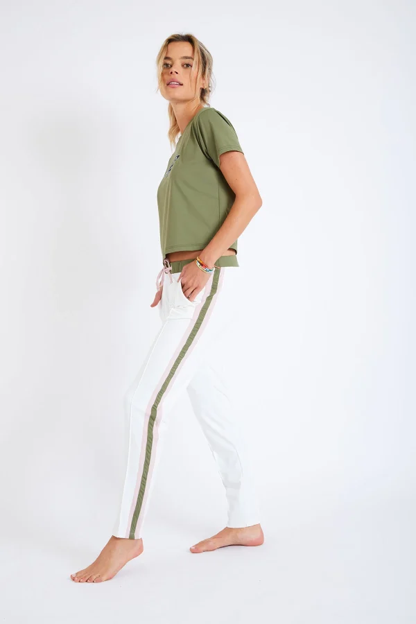 Banana Moon Pantalon De Sport Blanc Oatka Sprint en ligne 4