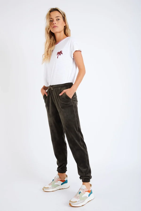 mode Banana Moon Pantalon En Velours Kaki Quick Wildlake 1