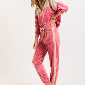 Banana Moon Pantalon De Jogging Femme Rose Velours Quickly Wildlake grande marque pas cher 16
