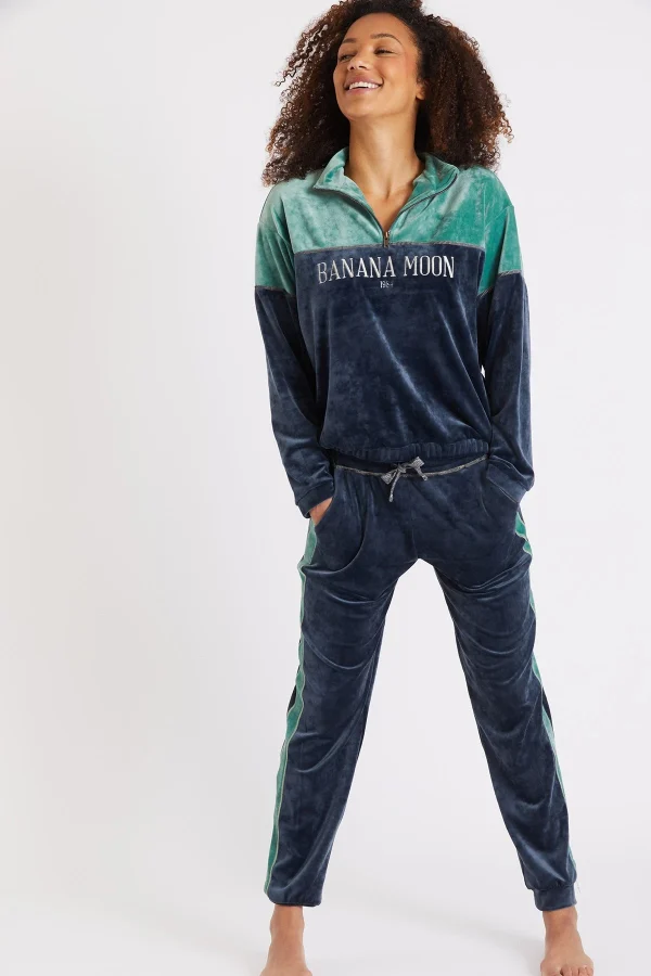 Banana Moon Pantalon De Jogging Femme Bleu Glacier QUICKLY WILDLAKE ultratendance 1