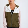 soldes en ligne Banana Moon Veste De Running Coupe-vent Kaki Skip Zooming 19