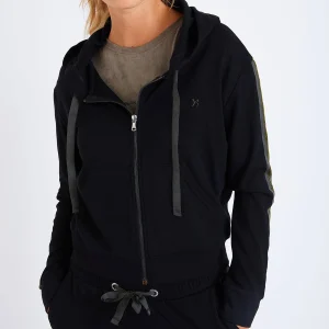 soldes en ligne Banana Moon Veste à Capuche Noire Taline Batiland 9