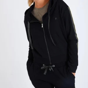 soldes en ligne Banana Moon Veste à Capuche Noire Taline Batiland 11