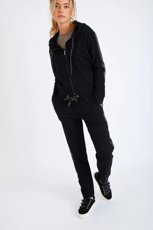 soldes en ligne Banana Moon Veste à Capuche Noire Taline Batiland 5