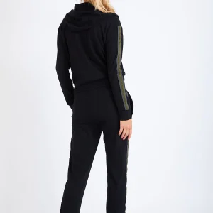 soldes en ligne Banana Moon Veste à Capuche Noire Taline Batiland 15