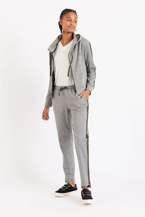 boutique paris Banana Moon Pantalon à Carreaux Gris Trone Batiland 3