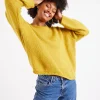 exclusivement disponibles Banana Moon Pull En Maille Jaune Moutarde Vahe Artem 17