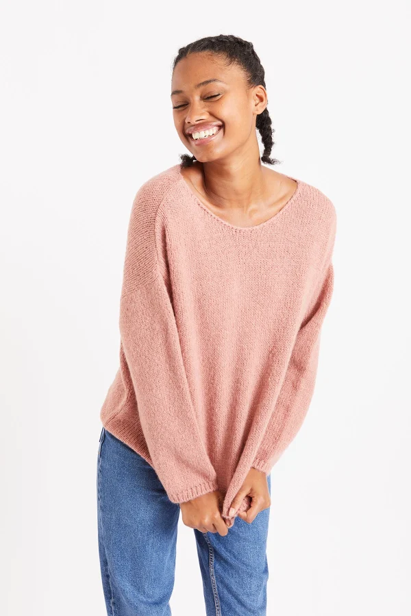 Banana Moon Pull En Maille Rose Vahe Artem boutique pas cher 1