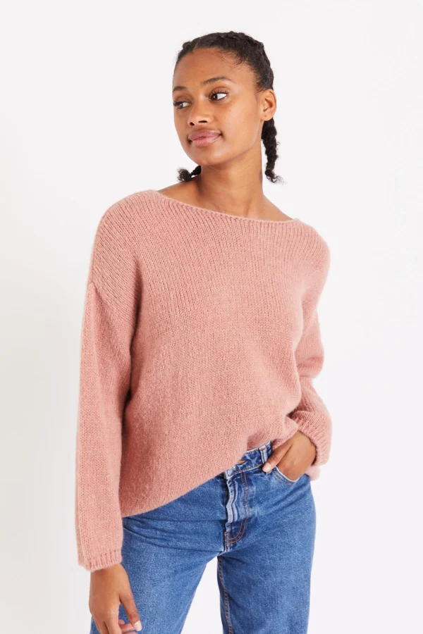 Banana Moon Pull En Maille Rose Vahe Artem boutique pas cher 5