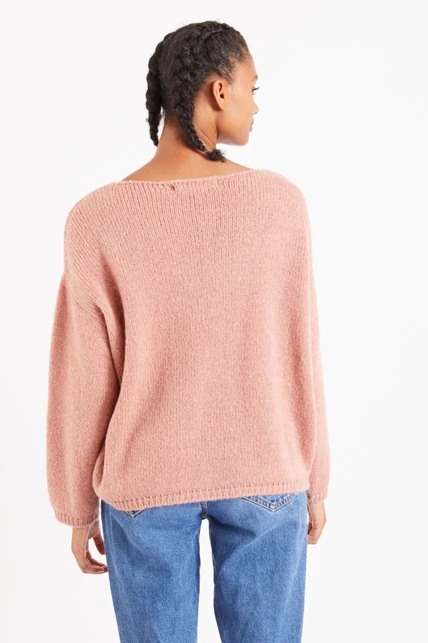 Banana Moon Pull En Maille Rose Vahe Artem boutique pas cher 6