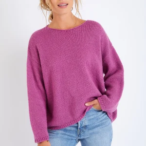 Banana Moon Pull En Maille Rose Fuschia Vahe Artem site en ligne 9