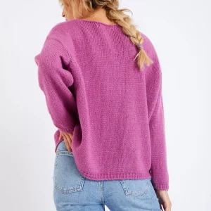 Banana Moon Pull En Maille Rose Fuschia Vahe Artem site en ligne 13