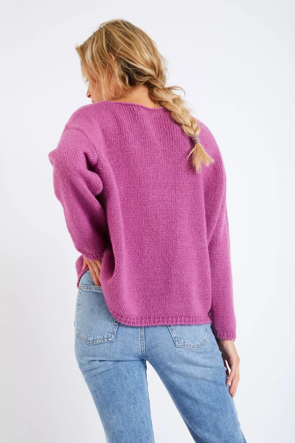 Banana Moon Pull En Maille Rose Fuschia Vahe Artem site en ligne 5