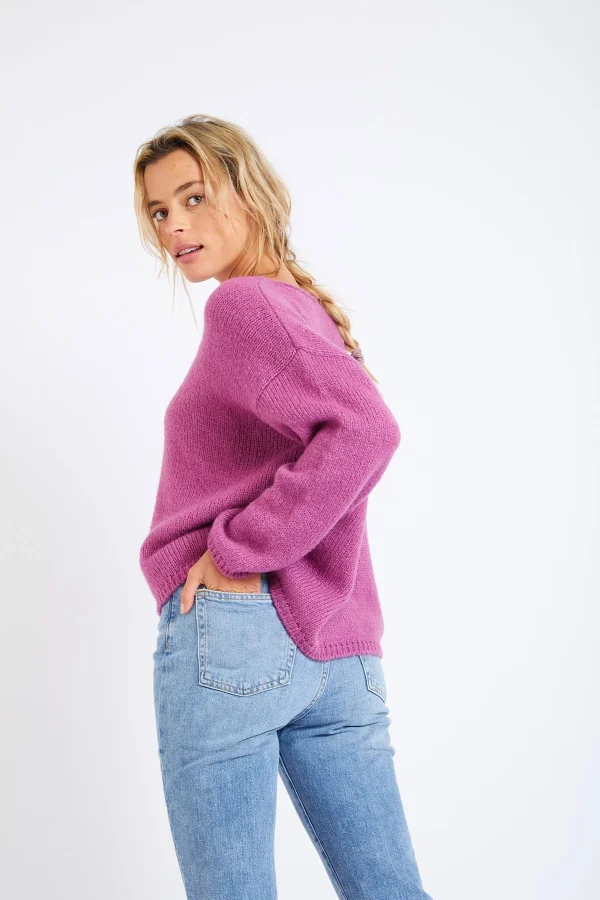 Banana Moon Pull En Maille Rose Fuschia Vahe Artem site en ligne 6