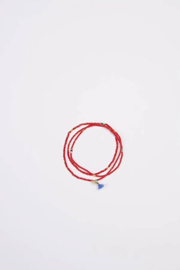 Banana Moon Bracelet En Pierres Rouge Bracelet Eliza Shashi® Réductions 7