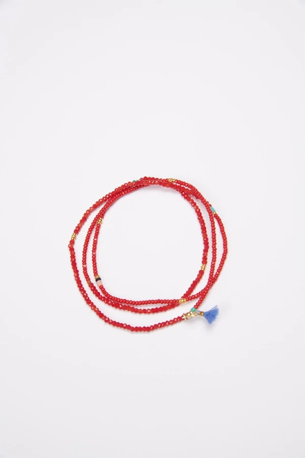 Banana Moon Bracelet En Pierres Rouge Bracelet Eliza Shashi® Réductions 6
