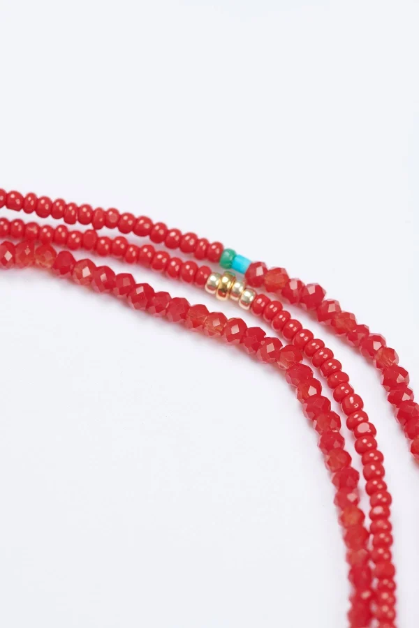 Banana Moon Bracelet En Pierres Rouge Bracelet Eliza Shashi® Réductions 5