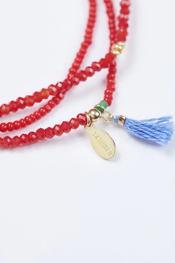 Banana Moon Bracelet En Pierres Rouge Bracelet Eliza Shashi® Réductions 4