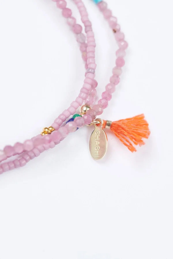 Banana Moon Bracelet En Pierres Rose Bracelet Eliza Shashi® commentaire favorable 4