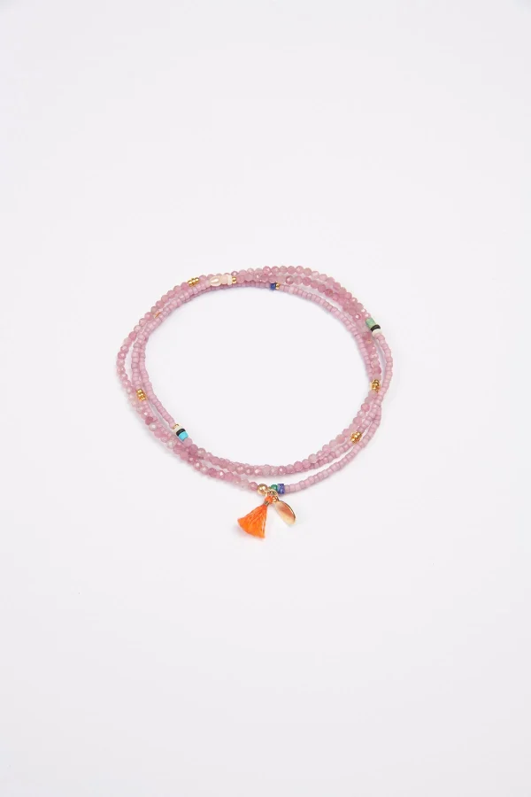 Banana Moon Bracelet En Pierres Rose Bracelet Eliza Shashi® commentaire favorable 1