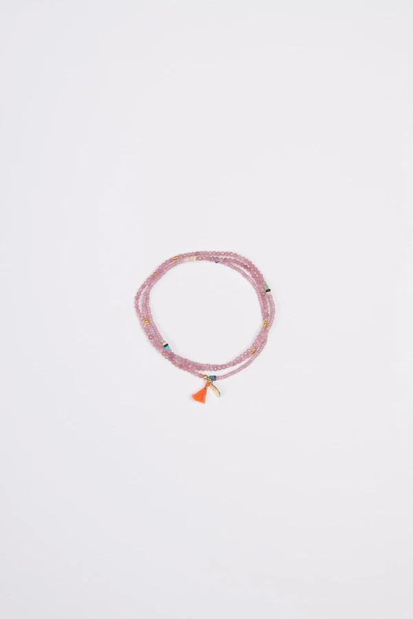 Banana Moon Bracelet En Pierres Rose Bracelet Eliza Shashi® commentaire favorable 6