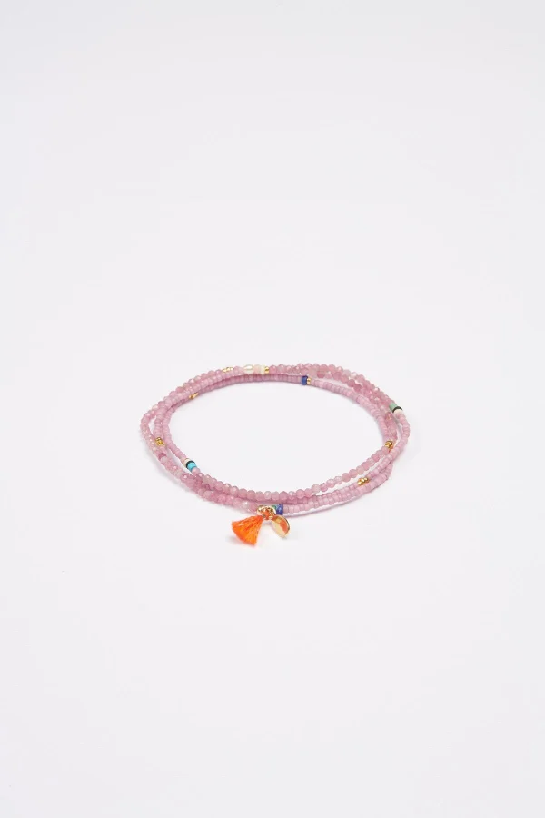 Banana Moon Bracelet En Pierres Rose Bracelet Eliza Shashi® commentaire favorable 5