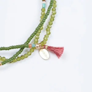 Banana Moon Bracelet En Pierres Vert Bracelet Eliza Shashi® soldes en ligne 7