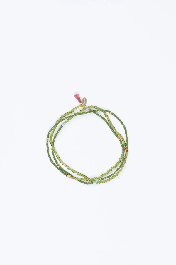 Banana Moon Bracelet En Pierres Vert Bracelet Eliza Shashi® soldes en ligne 4