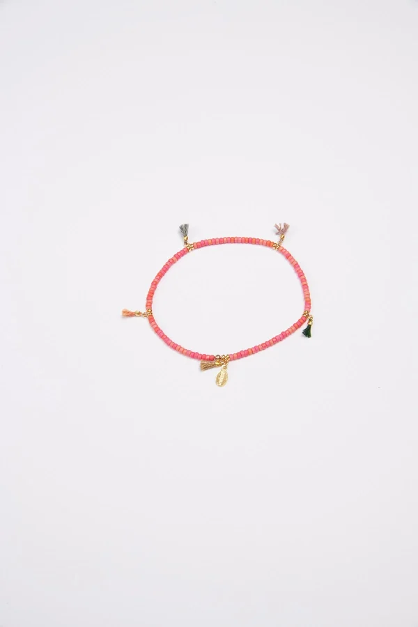 en ligne Banana Moon Bracelet Stretch En Perles Rose Bracelet Lilu Shashi® 6