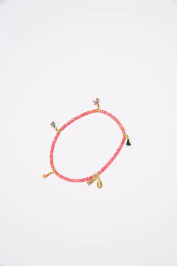 en ligne Banana Moon Bracelet Stretch En Perles Rose Bracelet Lilu Shashi® 5