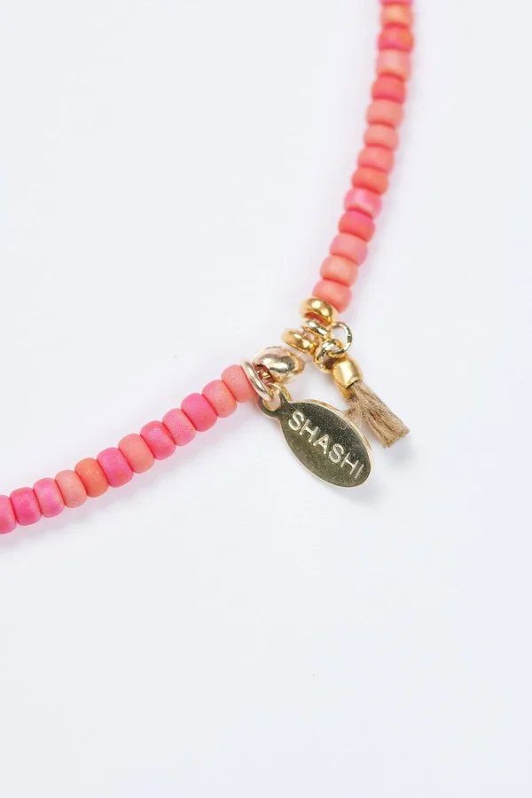 en ligne Banana Moon Bracelet Stretch En Perles Rose Bracelet Lilu Shashi® 4