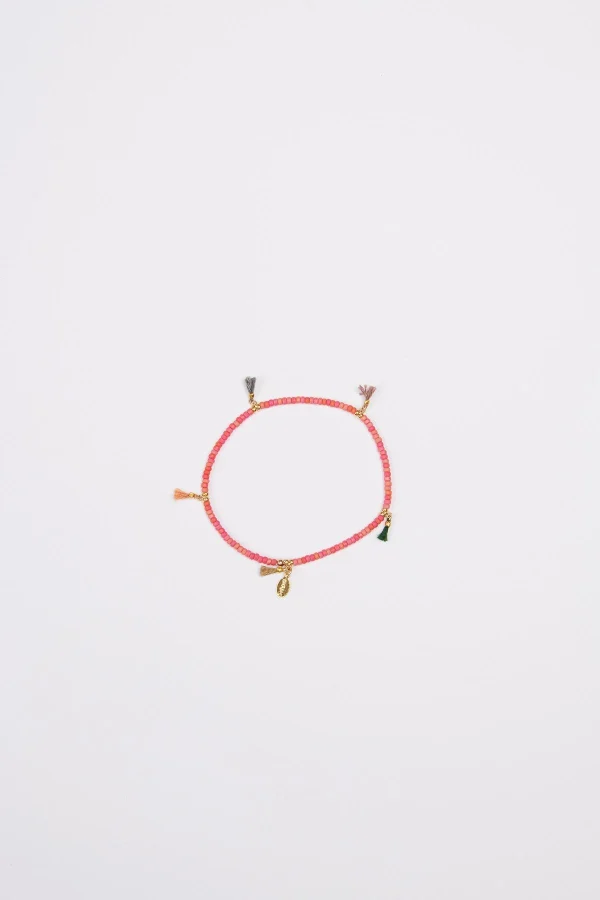 en ligne Banana Moon Bracelet Stretch En Perles Rose Bracelet Lilu Shashi® 7