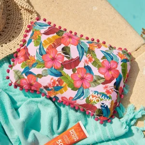 Paiement sécurisé Banana Moon Coussin De Plage Rose DJERBA PILLOWTOO 12