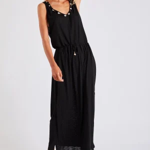 Banana Moon Robe De Plage Longue Noire Erman Caraiva soldes en ligne 18