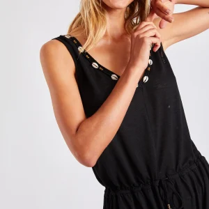Banana Moon Robe De Plage Longue Noire Erman Caraiva soldes en ligne 14