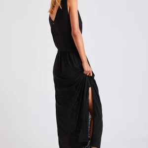 Banana Moon Robe De Plage Longue Noire Erman Caraiva soldes en ligne 10