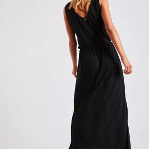 Banana Moon Robe De Plage Longue Noire Erman Caraiva soldes en ligne 12