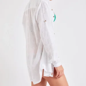 Banana Moon Chemise Broderie Anglaise Blanche Gary Cherrytree grossiste en ligne 19
