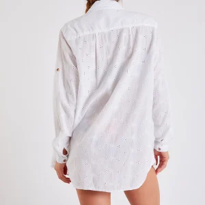 Banana Moon Chemise Broderie Anglaise Blanche Gary Cherrytree grossiste en ligne 17