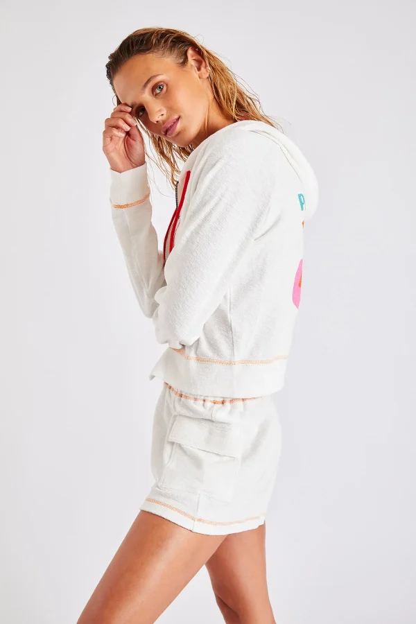 soldes Banana Moon Veste Zippée Blanche Jules Whitebay 5