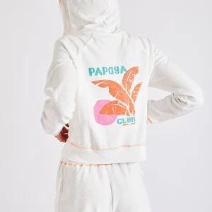 soldes Banana Moon Veste Zippée Blanche Jules Whitebay 10