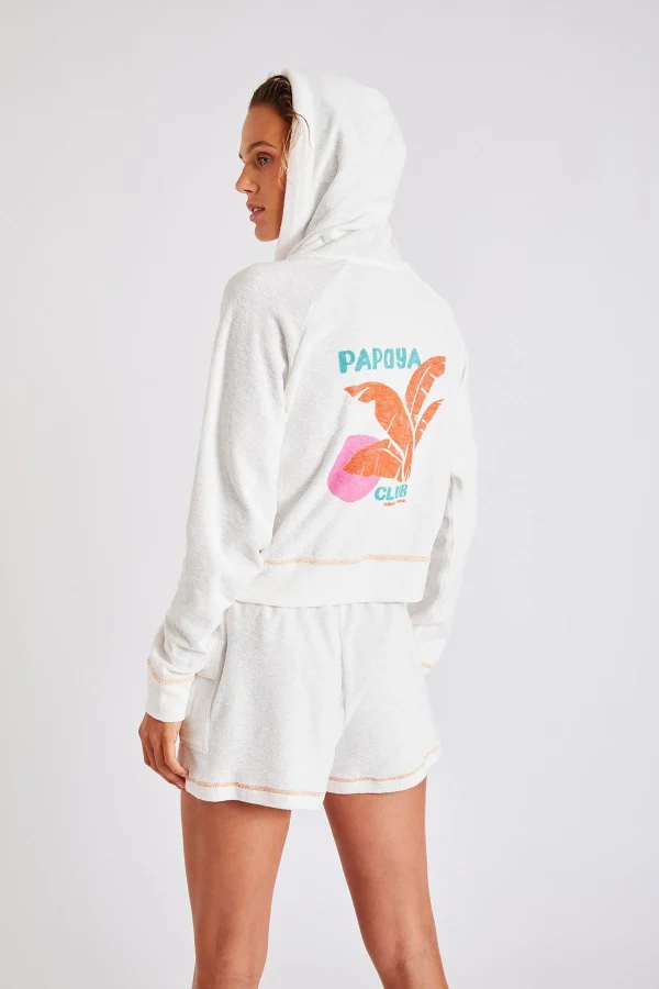 soldes Banana Moon Veste Zippée Blanche Jules Whitebay 1