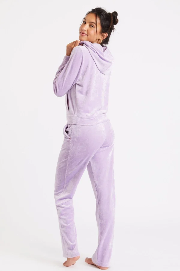 Banana Moon Pantalon De Jogging Velours Lilas Lenny Sealake Retour Facile et Gratuit 5