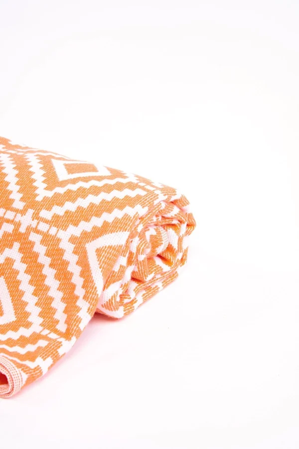 Banana Moon Fouta Losanges Orange Nancy Marbella Retour Facile et Gratuit 4