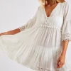 en promotion Banana Moon Robe De Plage Courte écru Natali Jayany 14