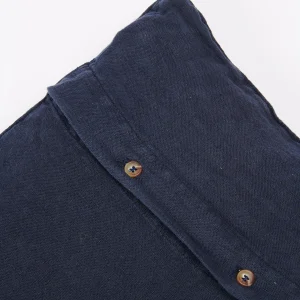 achat pas cher Banana Moon Housse De Coussin Brodée Bleu Marine Orama Coco 12