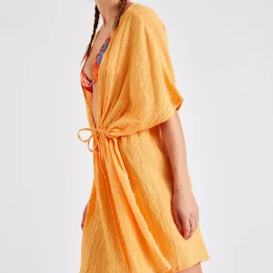Acheter Banana Moon Kimono De Plage Abricot Patza Lightup 11