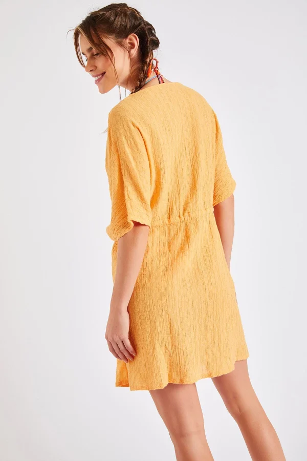 Acheter Banana Moon Kimono De Plage Abricot Patza Lightup 6