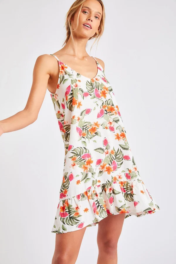 excellent qulity Banana Moon Robe Courte écru Pirae Palmroseday 5